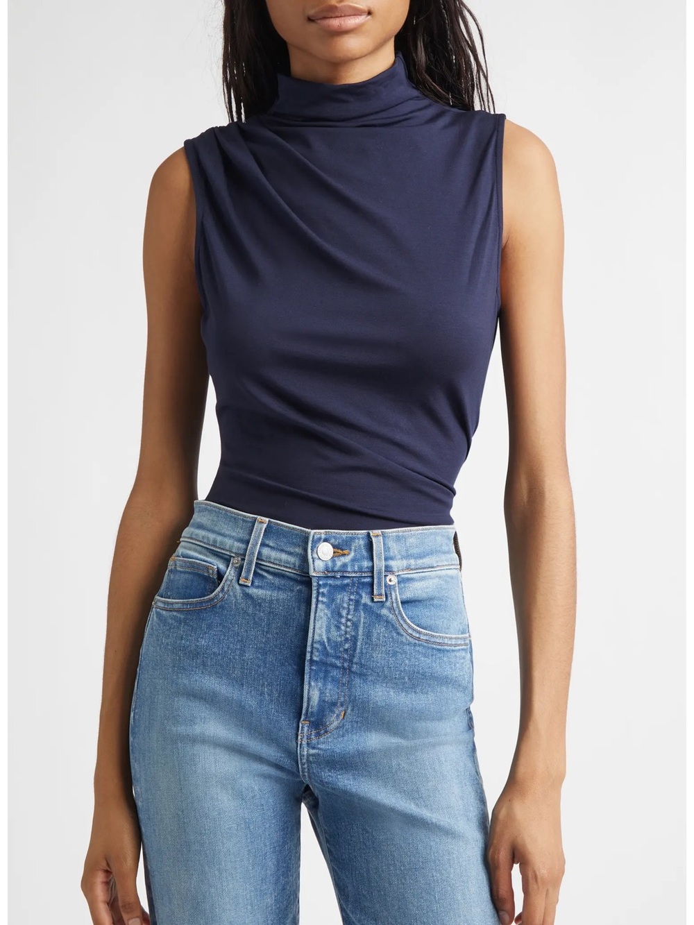 Veronica Beard | Mylie Tank Top in Navy | Small